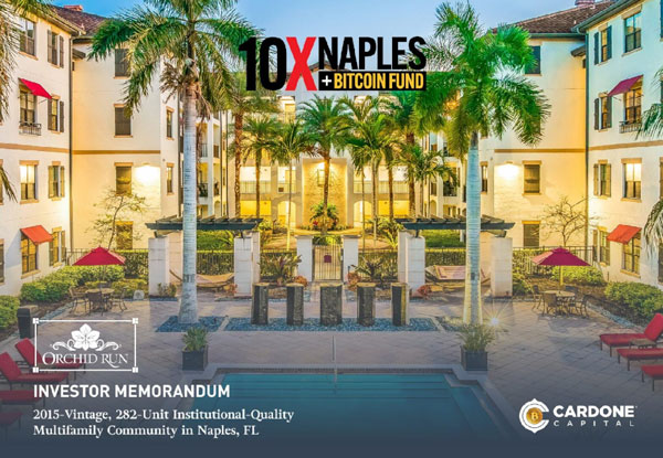 Cover of the 10X Naples Investment Memorandum